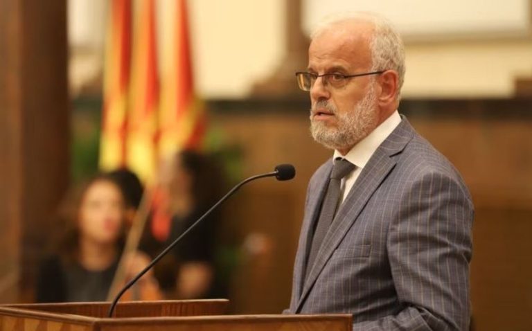 Talat Xhaferi flet në Parlamentin e Maqedonisë së Veriut për here të parë si kryeministër
