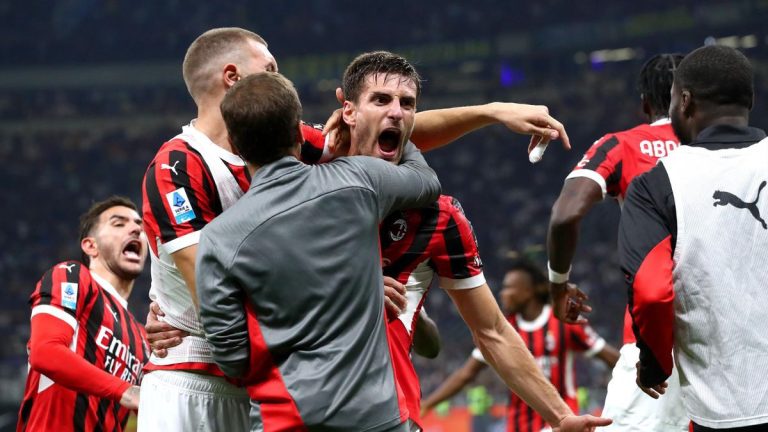 AC Milan siguron fitoren dramatike 2-1 në derbin kundër Interit, duke forcuar pozicionin e trajnerit Fonseca