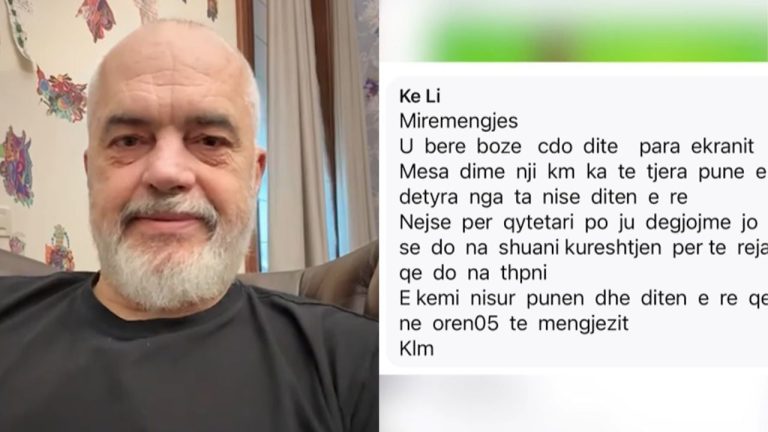 “U bëre bozë para ekranit” – Rama i përgjigjet kritikës për komunikimin në rrjetet sociale