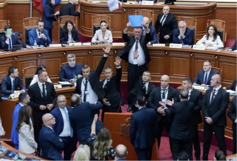 Chaos in Albania’s Parliament Overshadows Confidence Vote, AI “Minister” Sparks Global Headlines