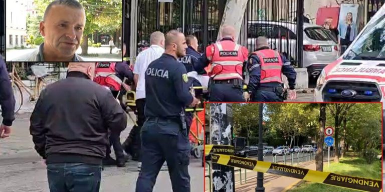 (VIDEO) Pas Vrasjes, Elvis Shkambi U Ndal Në Oborrin E Gjykatës Dhe Thirri Vetë Policët