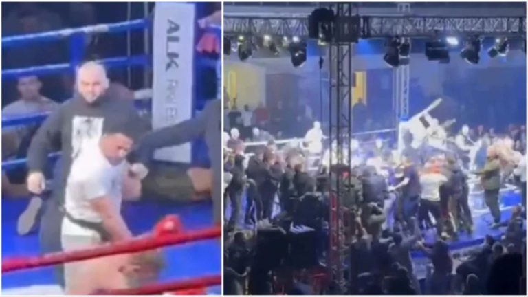 (VIDEO) Dhunohet Sportisti Grek Në Serbi / Rrihet Barbarisht Në Ring Bashkë Me Trajnerin Pasi Mundi Rivalin