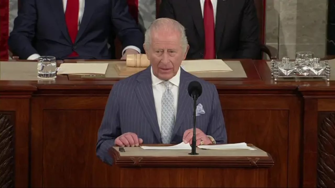 Mbreti Charles flet në Kongresin amerikan dhe kujton fjalimin e Elizabeth II në 1991