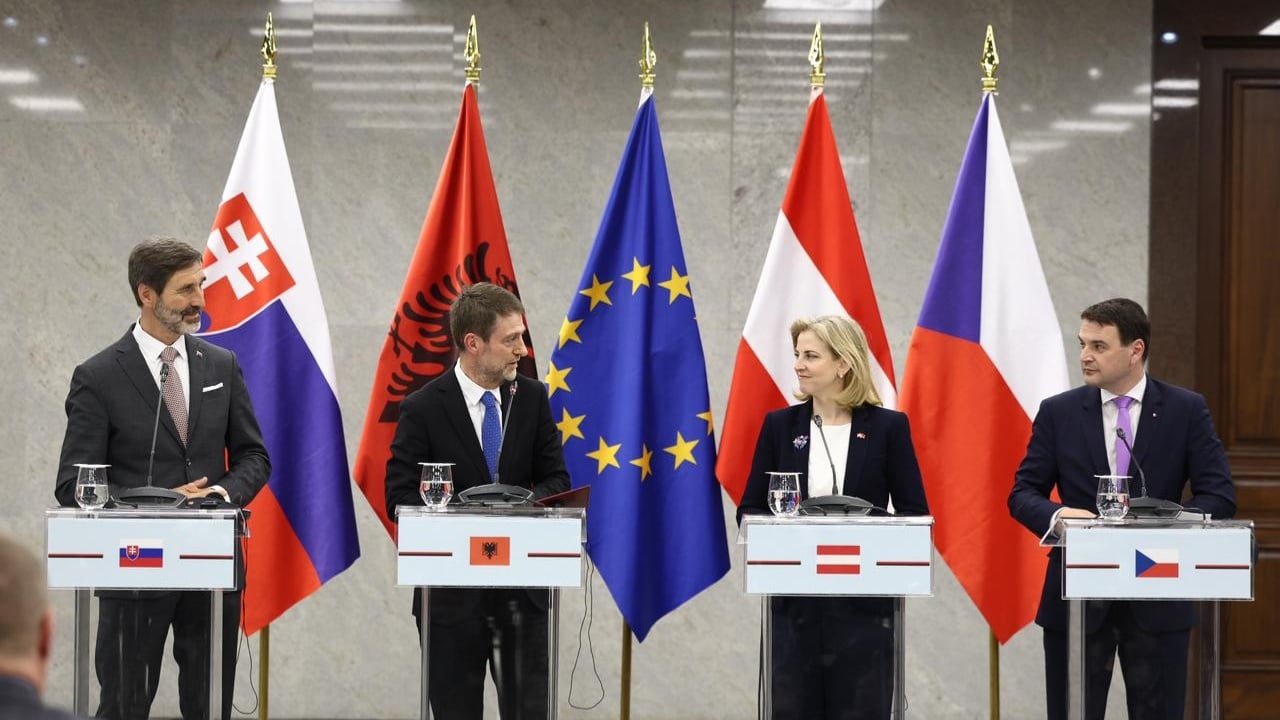Ministrat e Austrisë, Çekisë dhe Sllovakisë në Tiranë: mbështetje për integrimin e Shqipërisë në BE