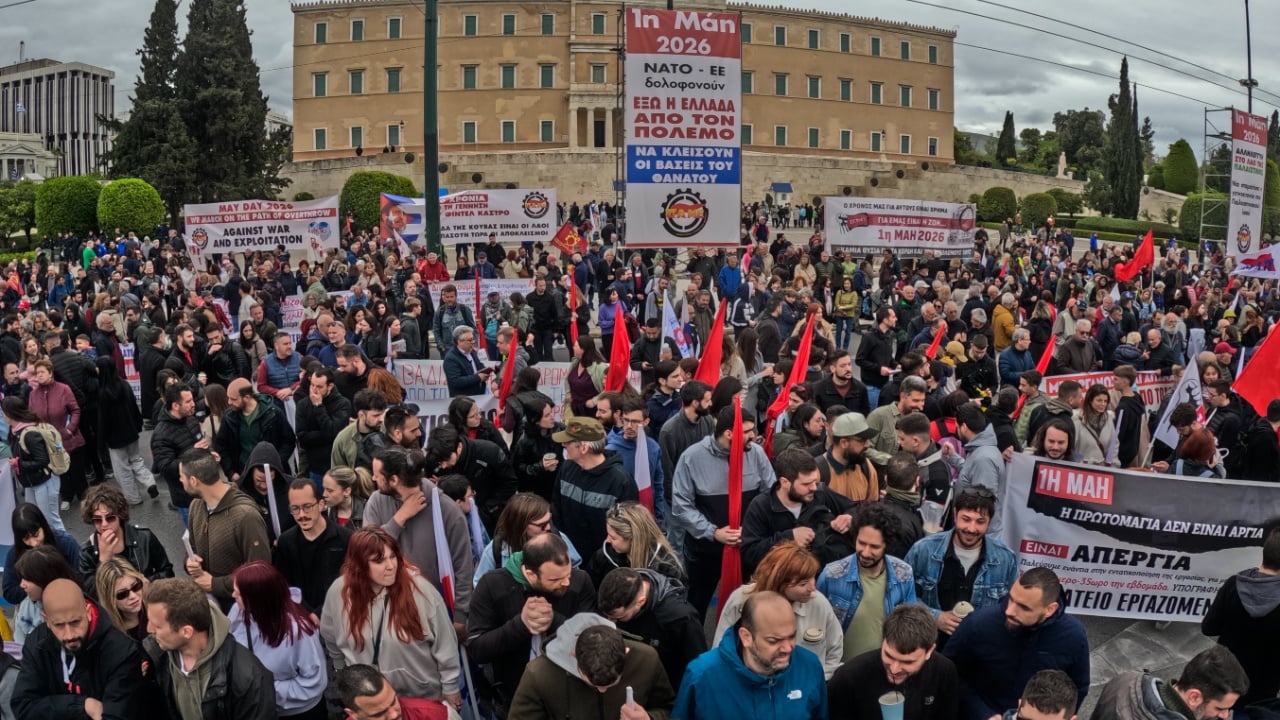 1 Maji në Greqi mes protestash: mijëra punonjës kërkojnë paga më të larta