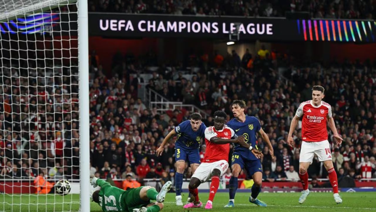 Arsenali kalon Atletico Madridin me golin e Saka dhe shkon në finalen e Championsit