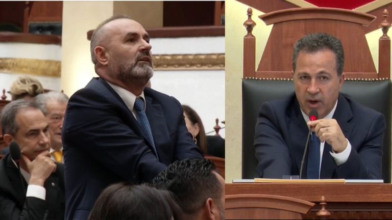 Përplasje në Kuvend: Peleshi i bllokon replikën Ulsi Manjës pas akuzave të Berishës