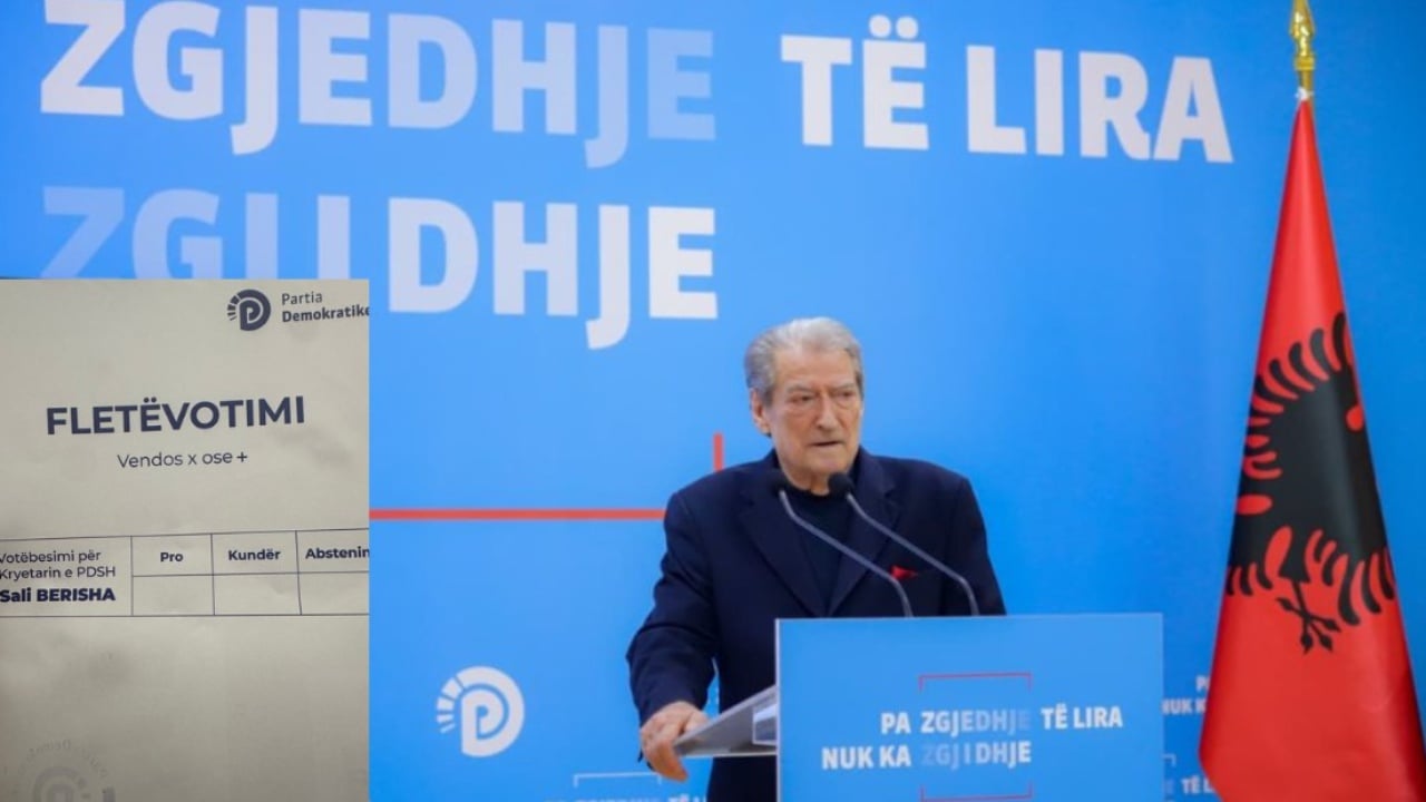 Referendumi në PD me vetëm një emër në fletë: 51 mijë anëtarë thirren të votojnë për Berishën
