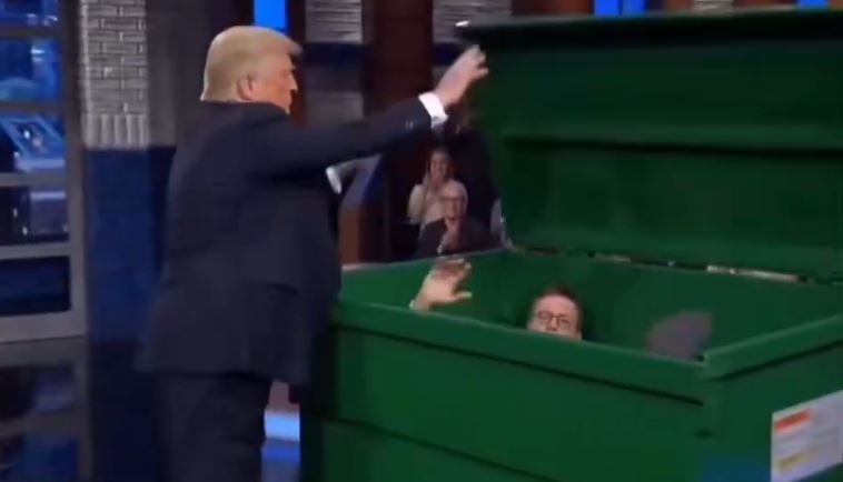 Trump publikon video me IA ndaj Colbert, polemika shtohen pas mbylljes së “The Late Show”