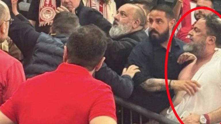 Finalja e Euroleague në Athinë kthehet në sherr: përplasje mes Marinakis dhe nipit të Mitsotakis