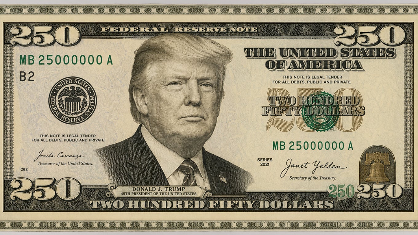 Trump në kartëmonedhën 250-dollarëshe? Raportimet ngrenë pikëpyetje për planin
