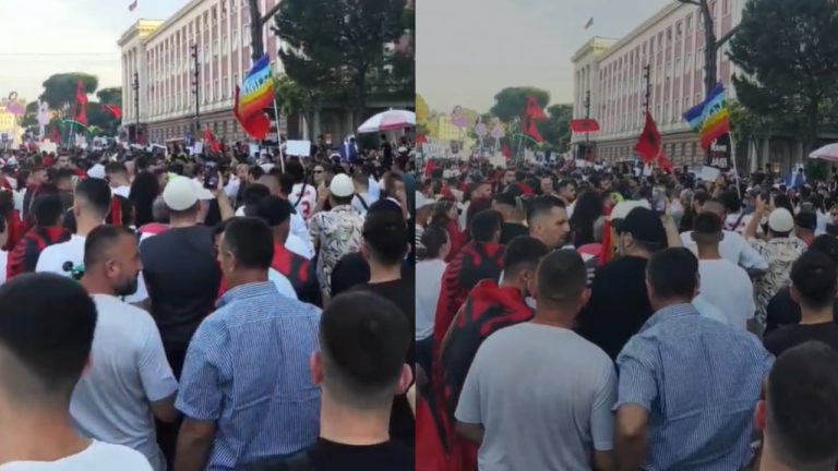 Rama reagon pas videos nga protesta në Tiranë: “Turp” për heqjen e flamurit LGBTQI