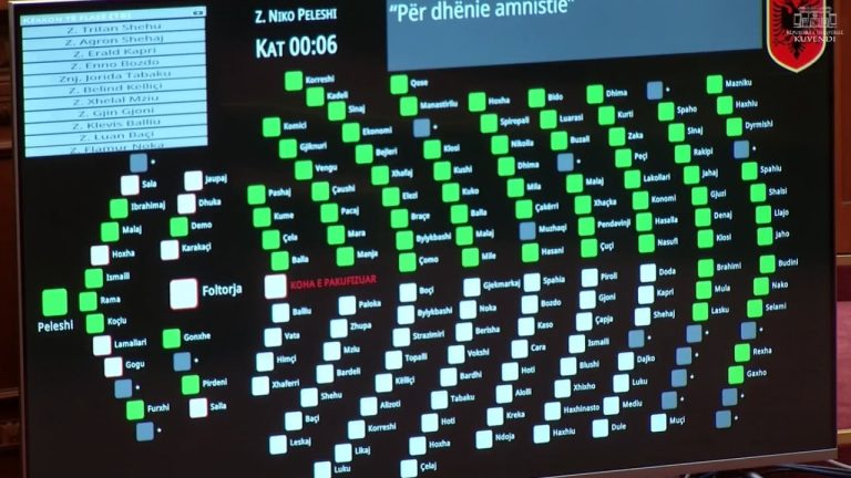 Amnistia dhe Kodi Rrugor kalojnë me 84 vota, opozita jashtë seancës në Kuvend