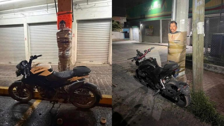 “Batmani” i Meksikës: i panjohuri që po lidh të dyshuarit për vjedhje motorësh në shtylla