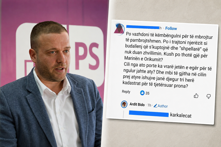 Ardit Bido i quan protestuesit “karkaleca”, por a fshihen në dosjet e pronave përgjigjet që kërkon Shqipëria?