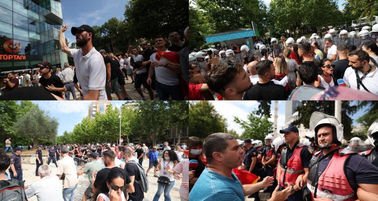 Tensione te Parlamenti, perplasje me policine dhe shoqerime pas protestes para seances