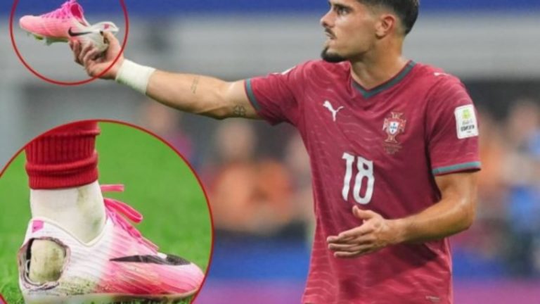 Pse Pedro Neto luajti me këpucë të çarë ndaj Spanjës? Detaji viral ka një arsye mjekësore