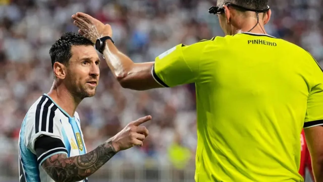 Messi përplaset me arbitrin portugez në Argjentinë-Zvicër, debat që ndezi rrjetin