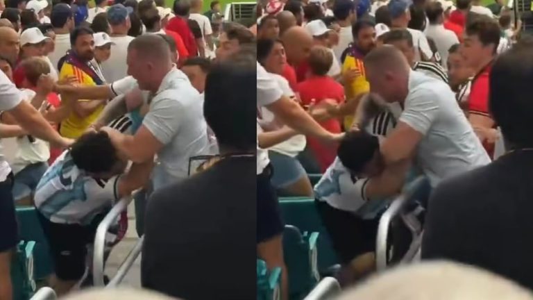 Përleshje në tribunat e Angli-Norvegji, pamjet virale tregojnë tifozë me fanella të Argjentinës