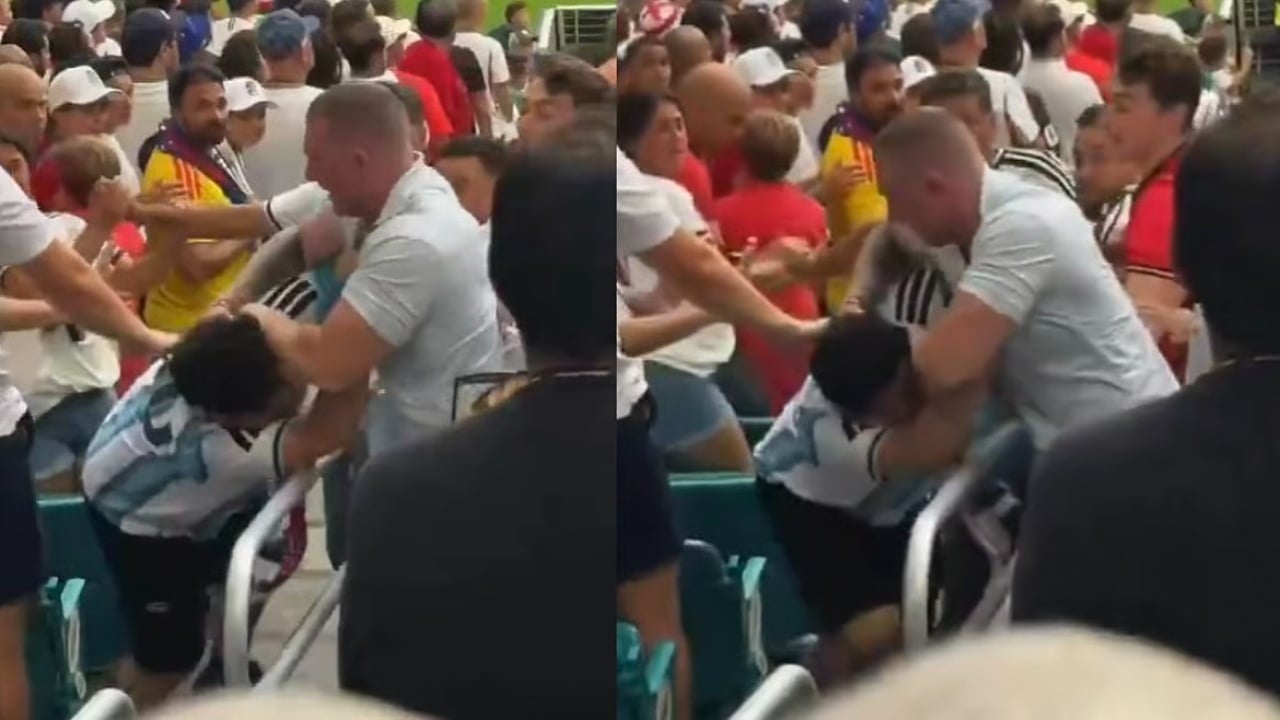 Përleshje në tribunat e Angli-Norvegji, pamjet virale tregojnë tifozë me fanella të Argjentinës