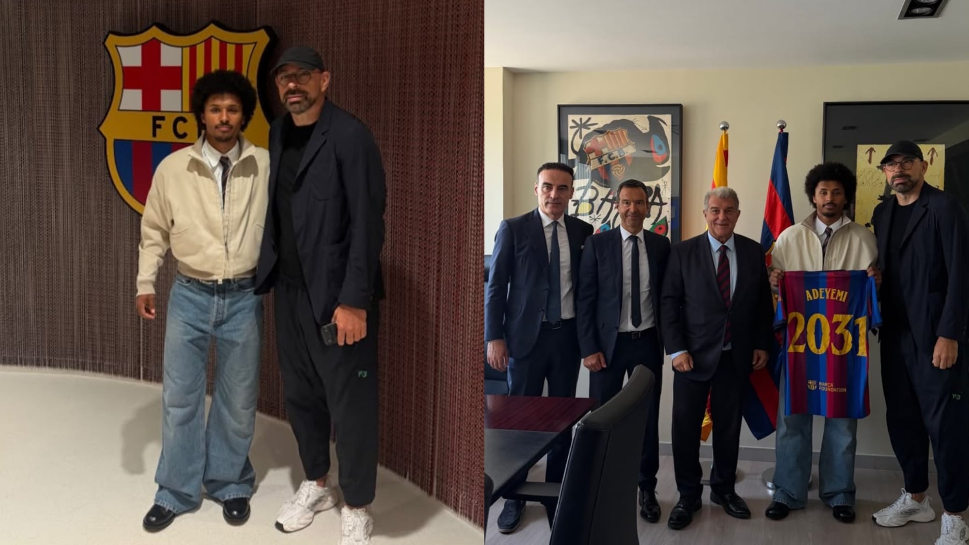 Olsi Rama shfaqet te Barcelona në prezantimin e Adeyemit, pretendon rol në transferim