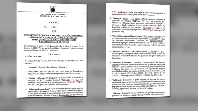 Qeveria vendos gjurmimin e detyrueshëm të karburanteve, tarifë 6.5 euro për 1000 litra