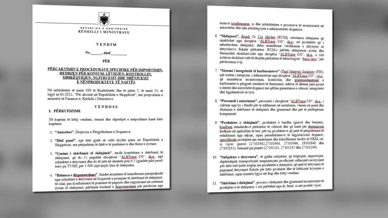 Qeveria vendos gjurmimin e detyrueshëm të karburanteve, tarifë 6.5 euro për 1000 litra