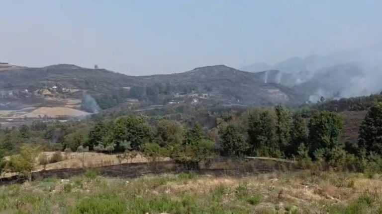Zjarri në Priskë përhapet drejt Lundrës e Farkës, ndërpriten dritat dhe uji