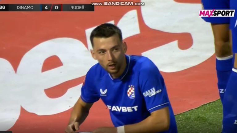 Arbër Hoxha shënon golin e parë të sezonit me Dinamo Zagreb në fitoren 4-0 ndaj Rudešit