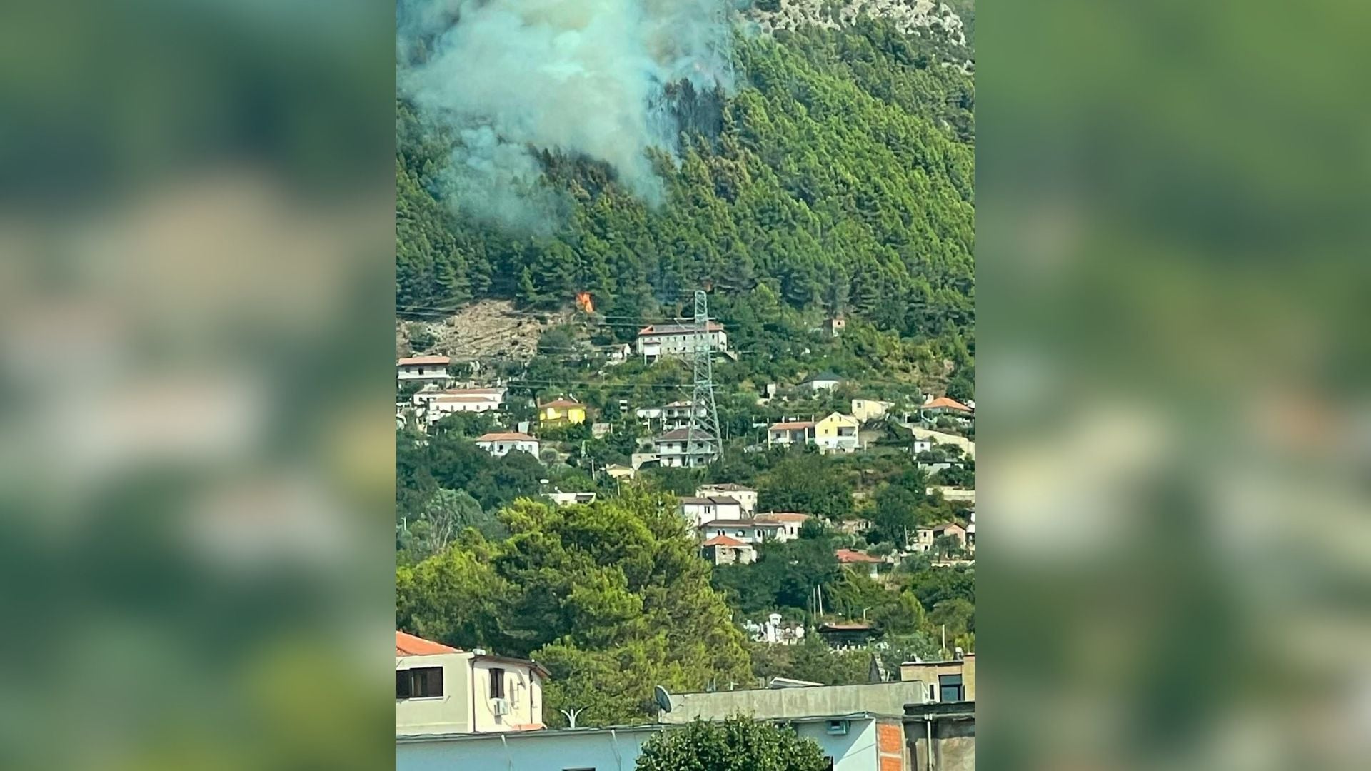 Zjarr pranë Milotit, flakët zbresin drejt banesave dhe vënë në provë ndërhyrjen në Kurbin