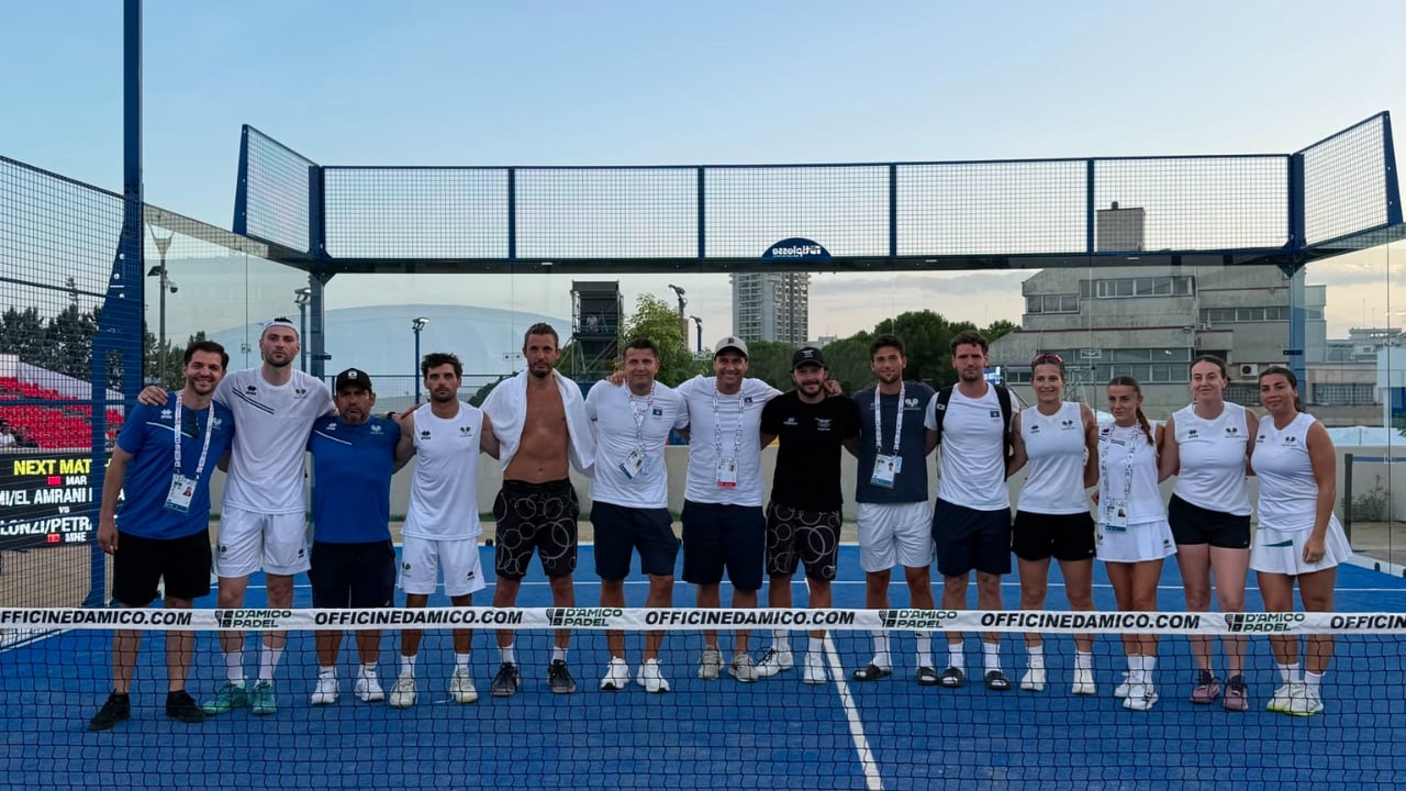 Shqipëria kalon Kosovën në padel, Lorik Cana shfaqet në fushë pas ndeshjes në Taranto