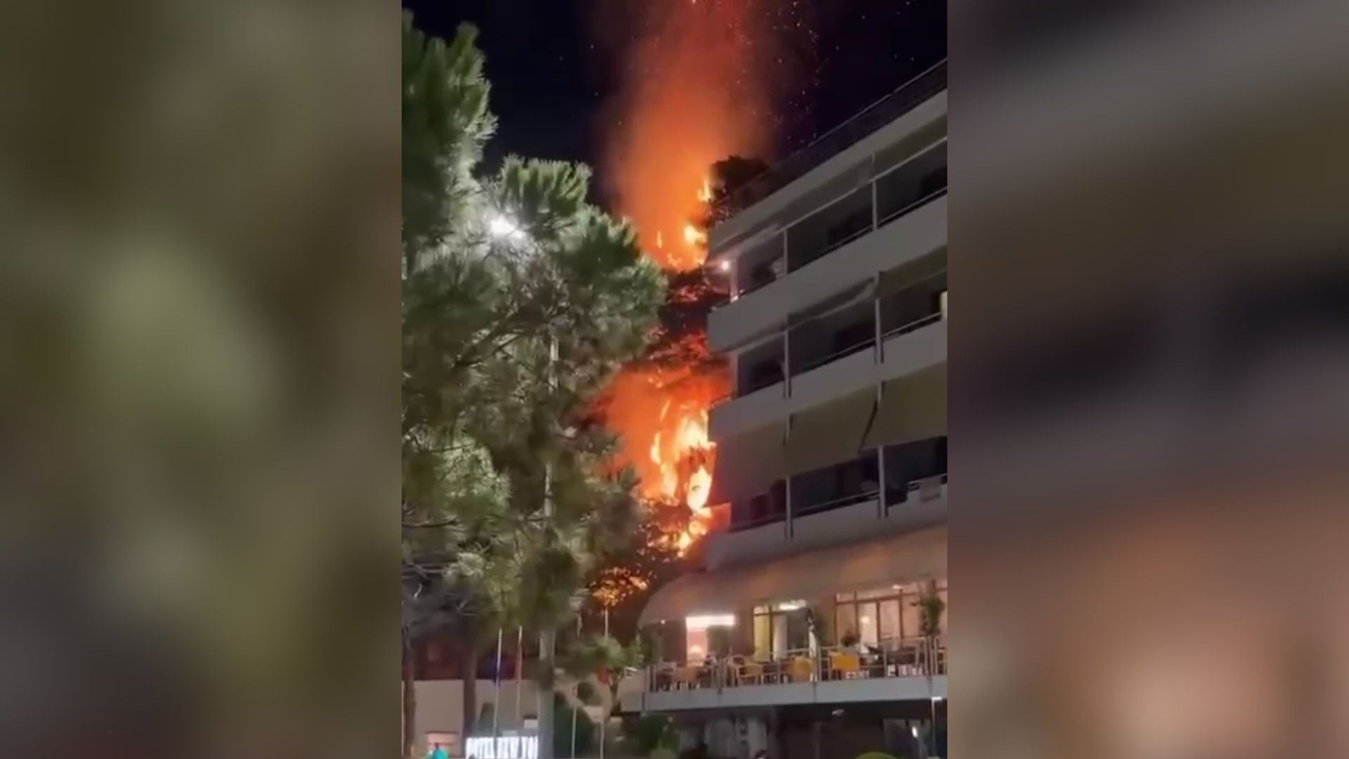 Zjarr në Ujin e Ftohtë në Vlorë, flakët alarmuan turistët dhe rrezikuan hotele