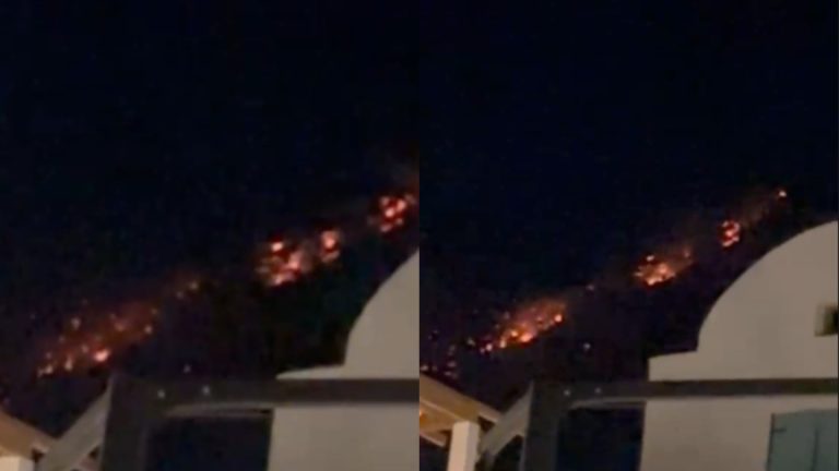 Zjarri në Malin e Çikës afrohet drejt Dhërmiut, flakët përhapen edhe nga ana e Palasës