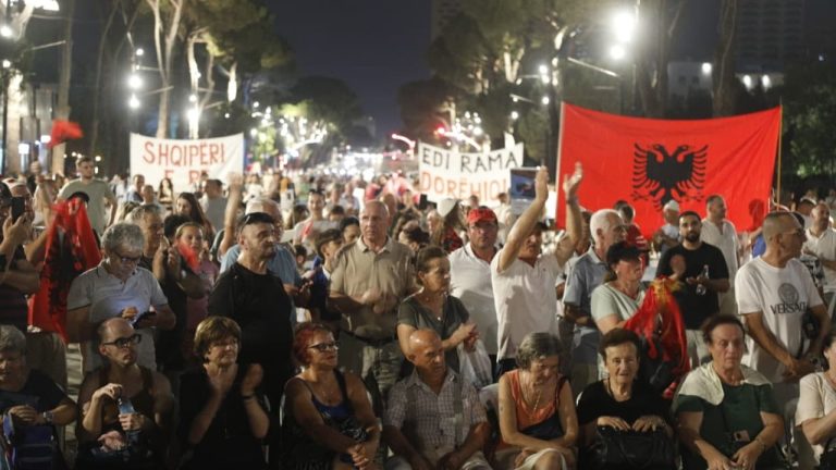 Protesta para Kryeministrisë, dita e 90-të: pretendohen 2 arrestime për vezë dhe domate