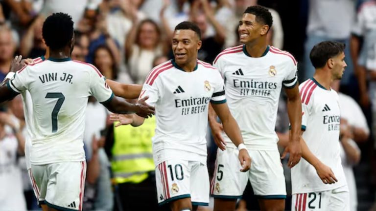 Real Madrid mposht Malagën 4-0 në Bernabeu, Bellingham dhe Mbappe bëjnë diferencën