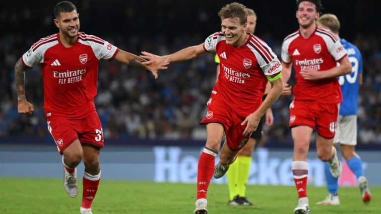 Arsenal fiton ndaj Napolit me golin e Odegaard, nis me tre pikë Champions League