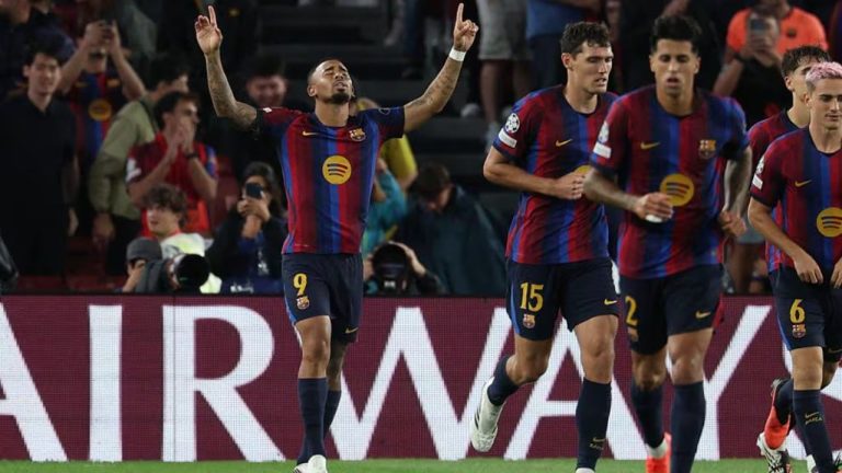 Barcelona e nis Champions League me 5 gola ndaj Feyenoord, Raphinha udhëheq spektaklin