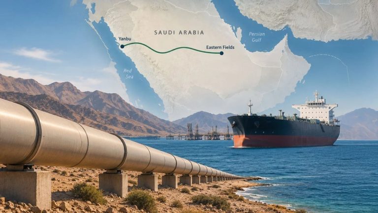 Arabia Saudite rihap korridorin përtej Hormuzit, por tarifat e cisternave mbeten nën presion