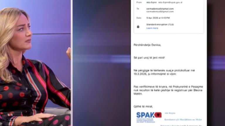 SPAK mohon dosje për Bleona Matën, përplasje në studio me avokatin e familjes