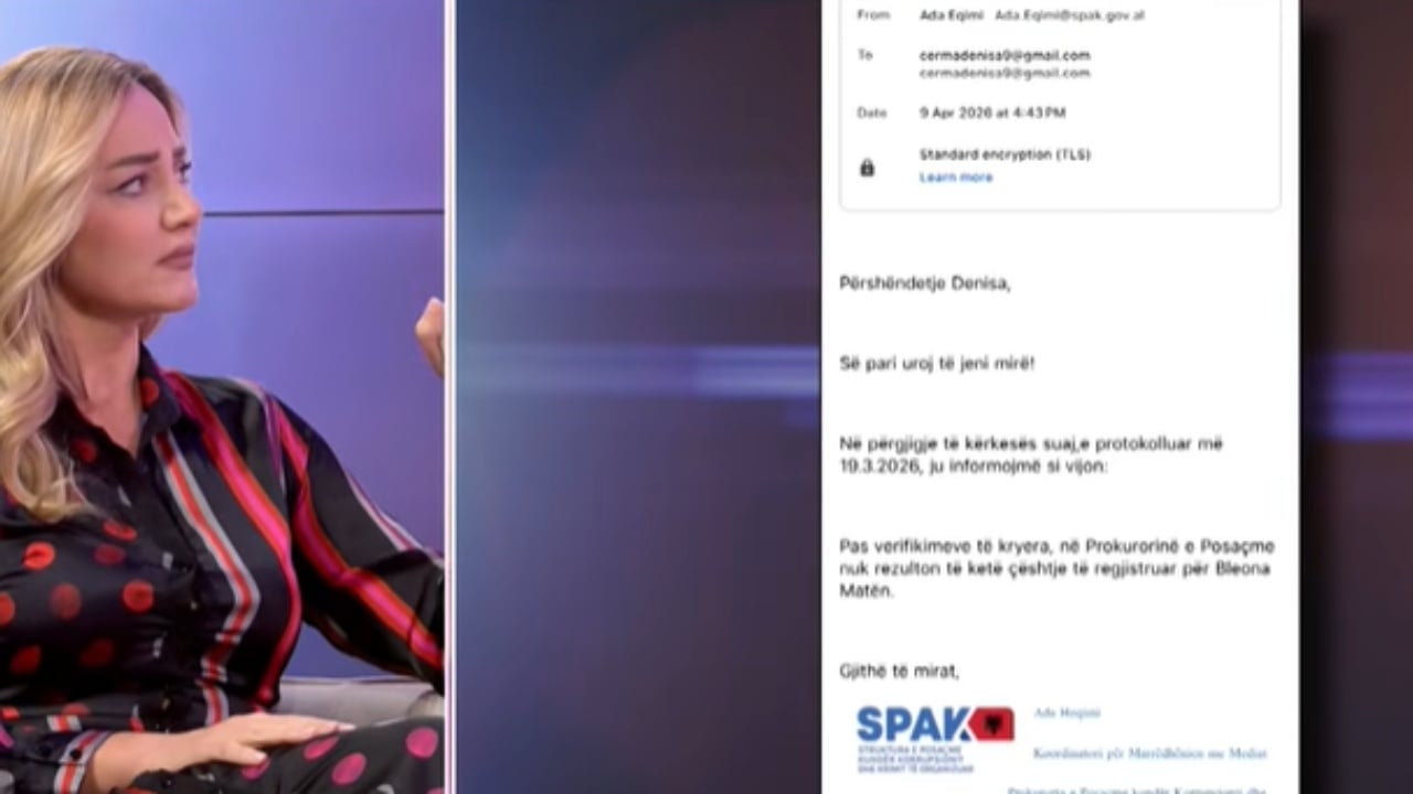 SPAK mohon dosje për Bleona Matën, përplasje në studio me avokatin e familjes