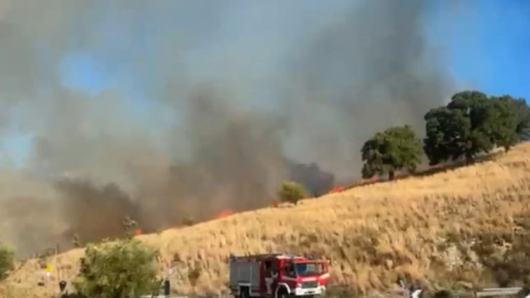 Zjarr në Llaman të Himarës, era përhap flakët në kodra; ndërhyjnë zjarrfikëset