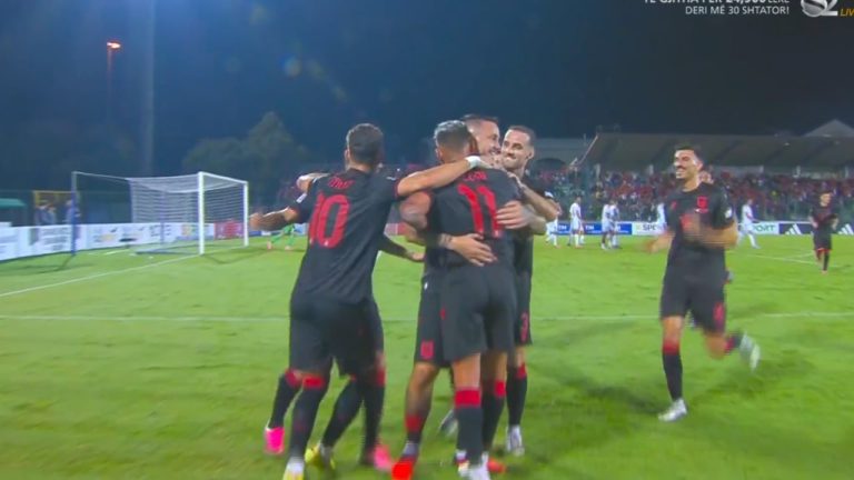 Shqipëria mposht 3-0 San Marinon dhe ngjitet në krye të grupit në Ligën e Kombeve