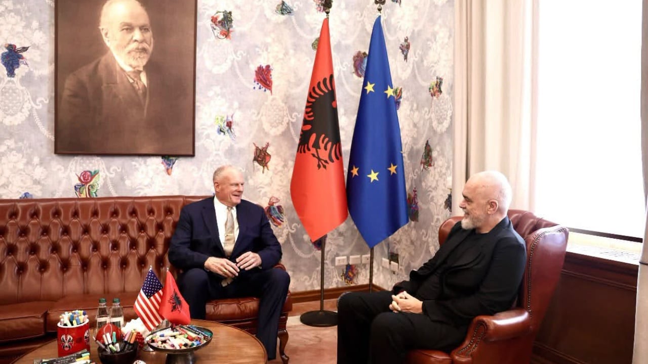 Ambasadori i ri amerikan Eric Wendt nis mandatin me takim në Kryeministri me Ramën