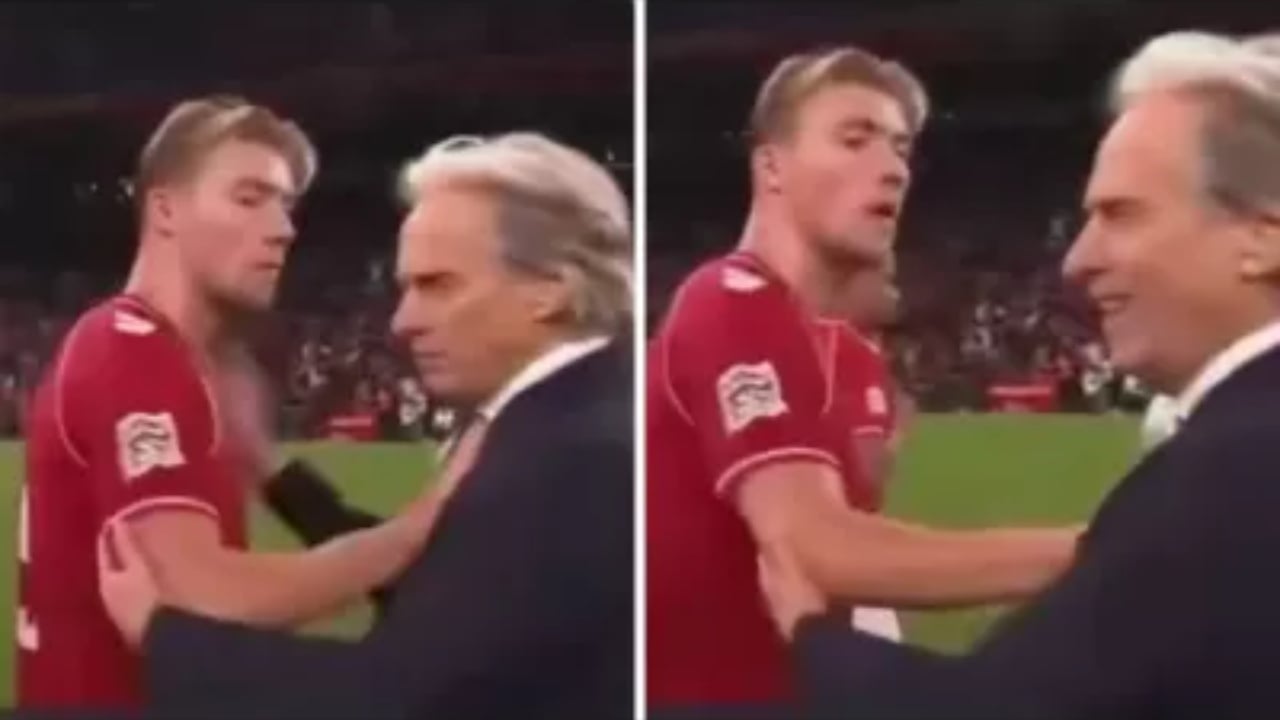 Hojlund ia dedikon golin Ronaldos, por më pas përplaset me trajnerin e Portugalisë