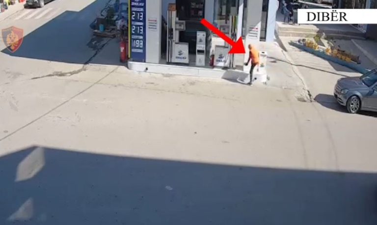 Alarm në një karburant në Dibër, kërkoi 50 mijë euro me “bombë” false: arrestohet 21-vjeçari