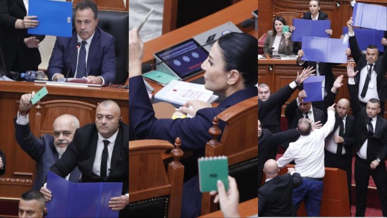 Tensione në Kuvend për hartën territoriale: ujë ndaj Ballukut, shishe drejt Ramës