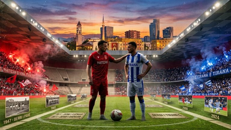 Derbi Partizani-Tirana në Arenën Kombëtare: statistikat ndezin sfidën e 213-të