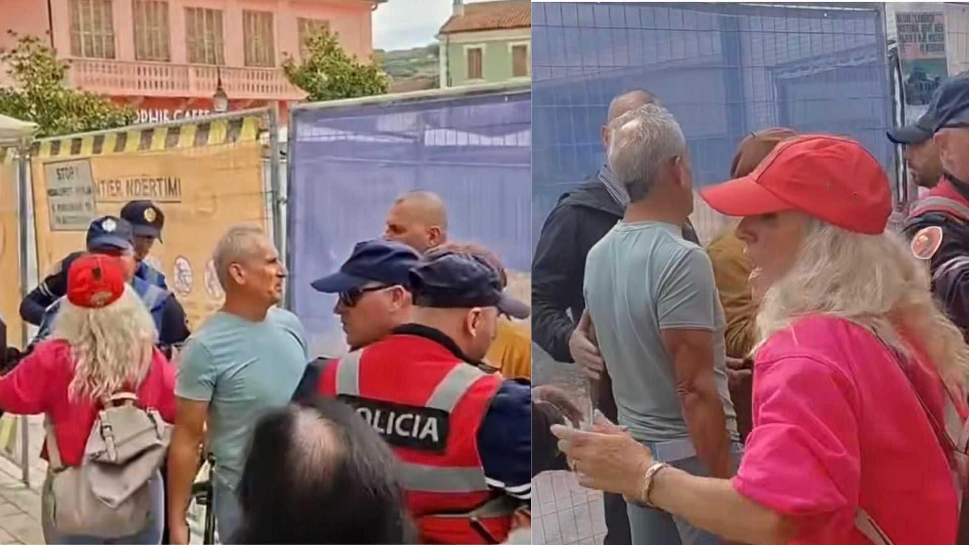 Përplasje te kantieri i Muzeut Hebraik në Vlorë, protestuesit përballen me policinë