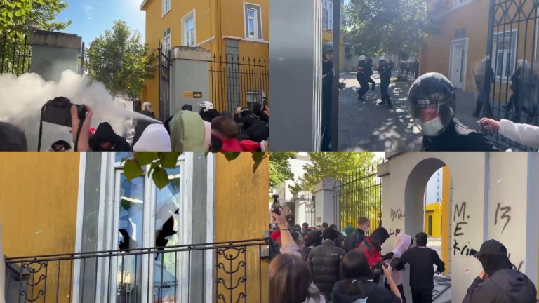 Përplasje te Ministria e Arsimit: studentë, flakadanë dhe ndërhyrje e policisë me ujë