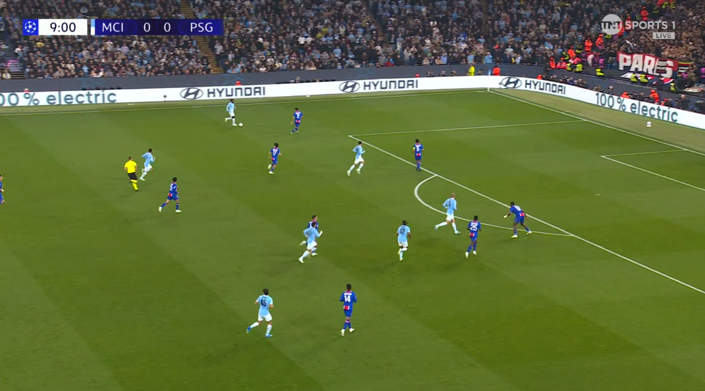 Manchester City-PSG në Champions League, Vitinha shënon të tretin ndaj anglezëve